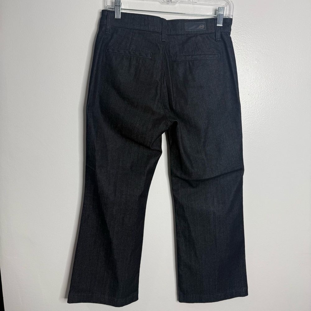 NWT AG Adriano Goldschmied The Layla Cropped Flare Trouser Jean Dark Wash Sz 27 - Picture 8 of 14